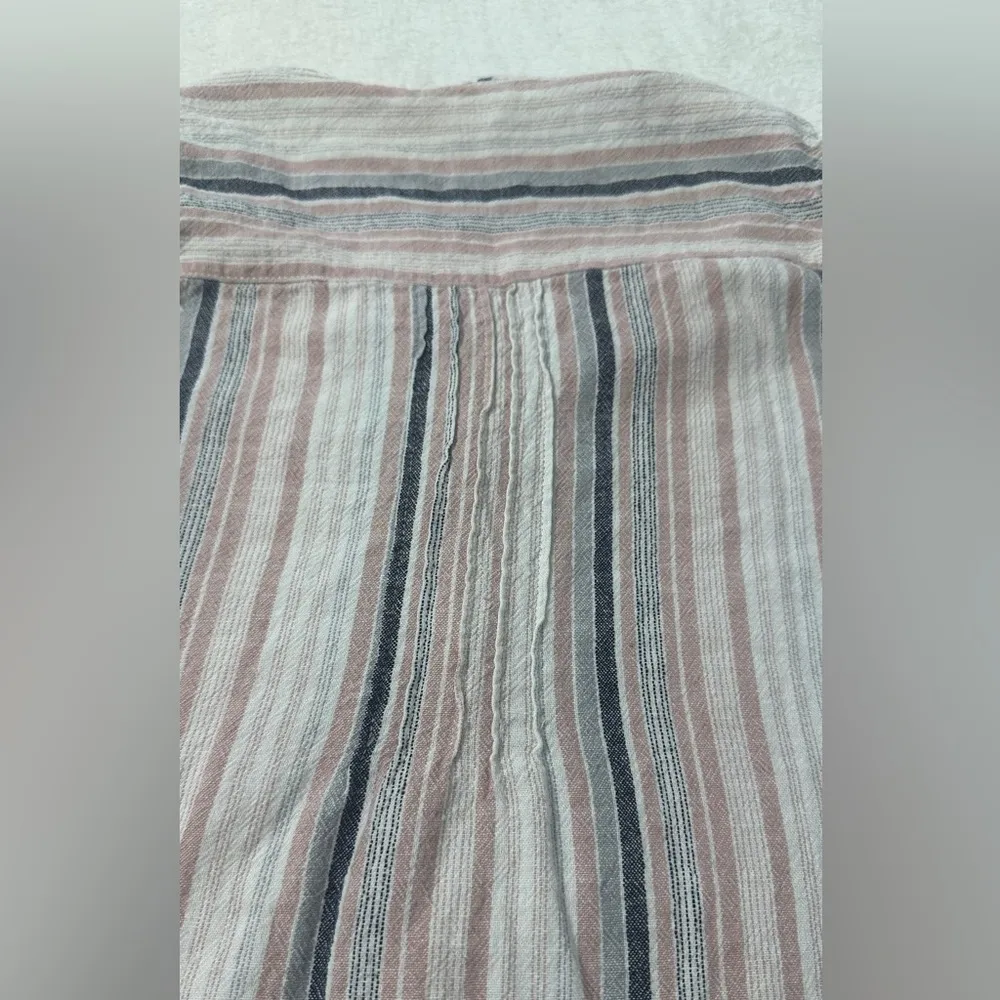 Briggs New York Linen Blend Purple Sheath Dress Sleeveless With Pockets - Image 15