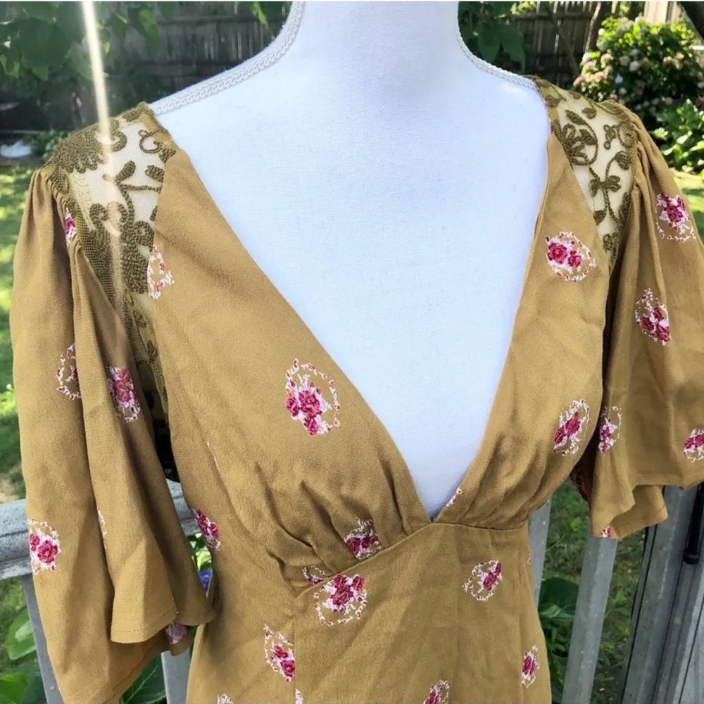 NWT Free People Mockingbird Mini Dress XS - Image 6