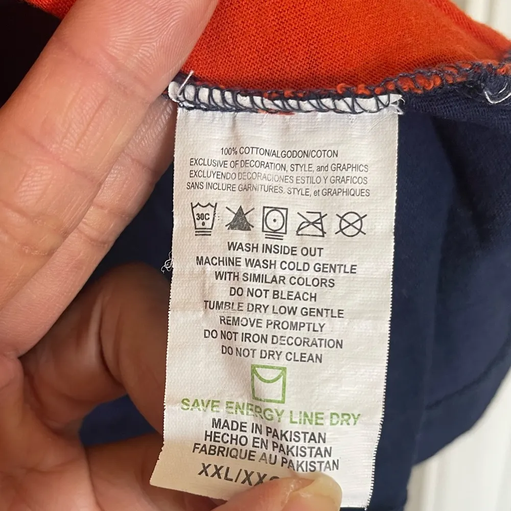 Majestic Broncos  Long Sleeve Shirt GUC - Image 4