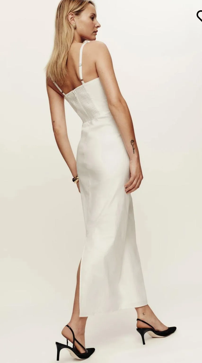 White Stormi Dress - Image 2