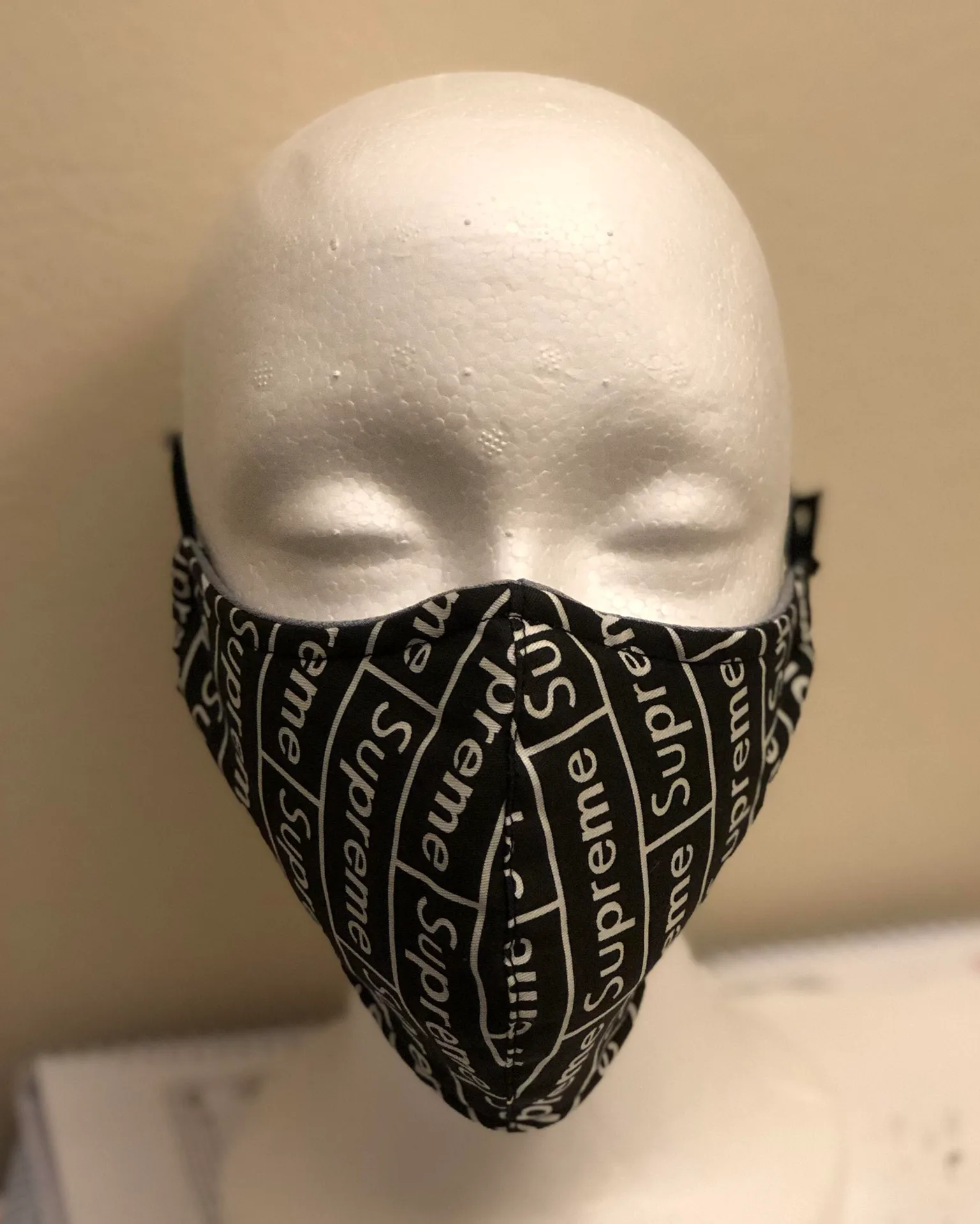 Supreme Face Mask Black - Image 6