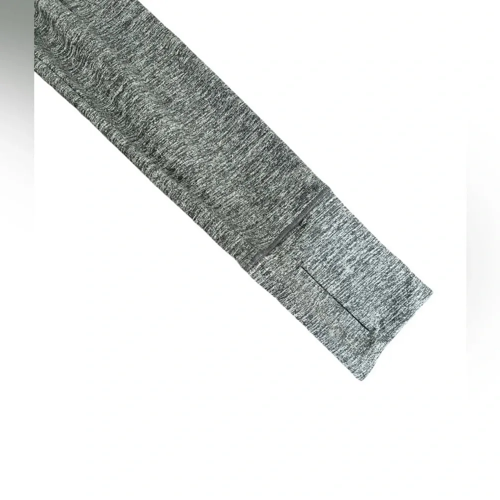 Athleta Tulip Backed Athletic Top with Thumbholes, Heathered Gray, Size XS - Image 5