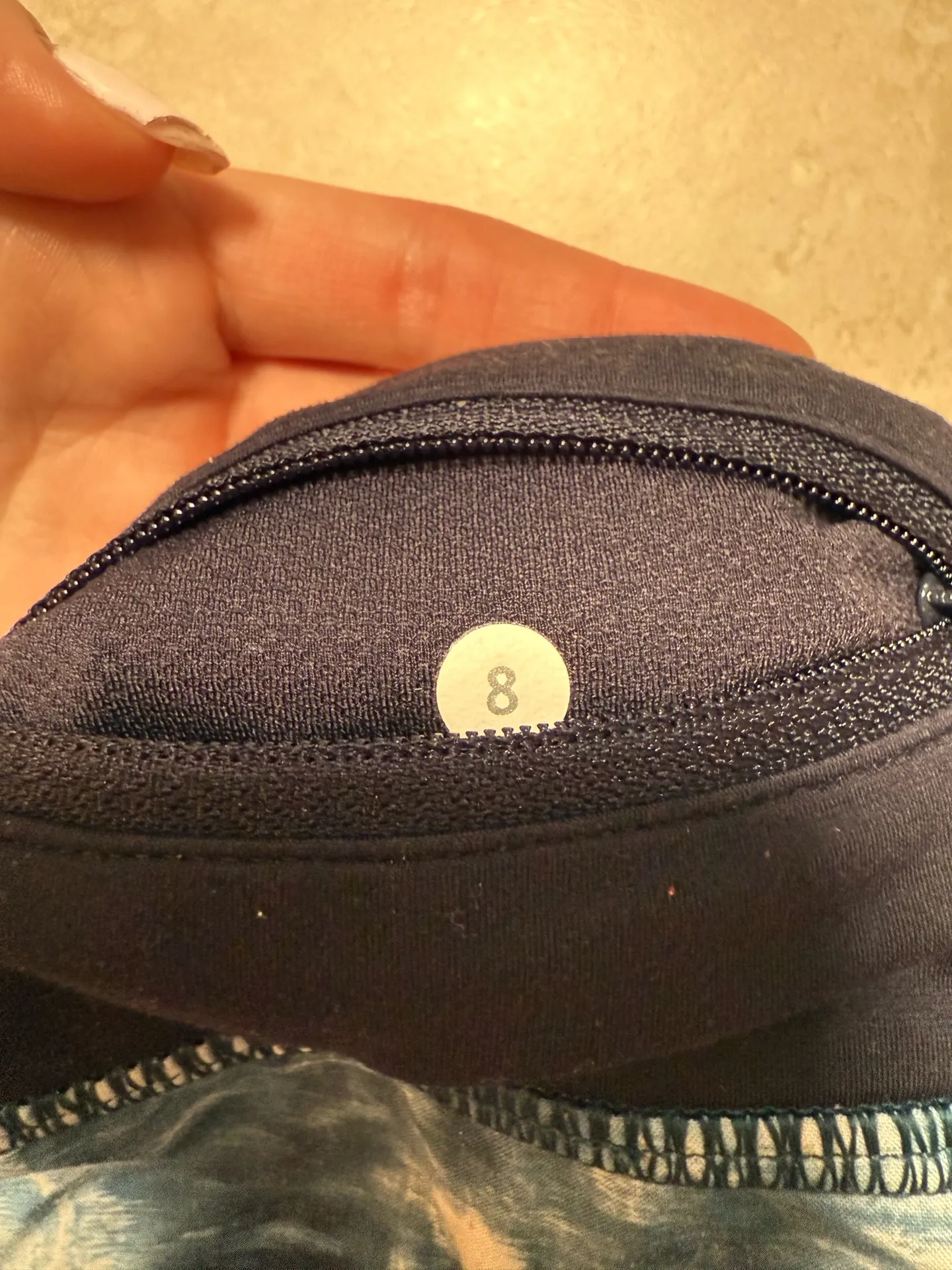 Lululemon Speed Up Tie-Dye Shorts Blue 2.5" - Image 3