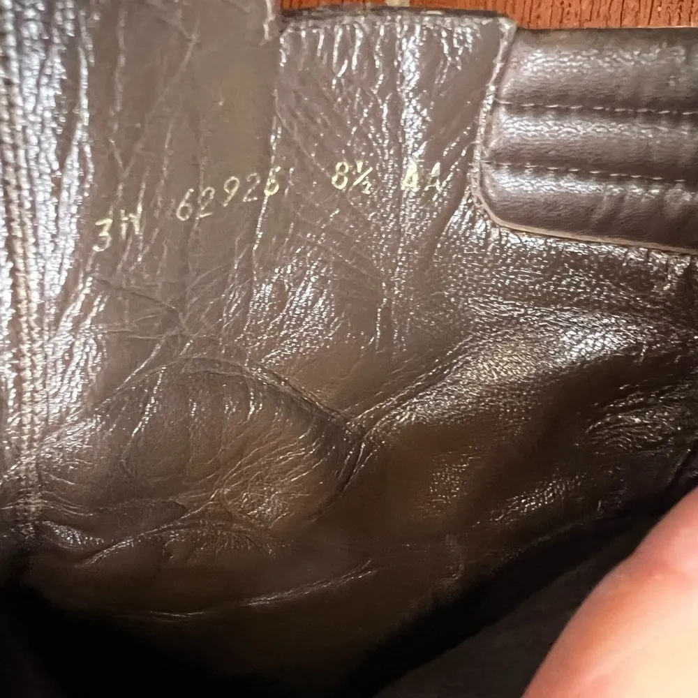 Stuart Weitzman Boots Womens 8.5 AA Brown Leather Witch Cosplay Steampunk S - Image 10