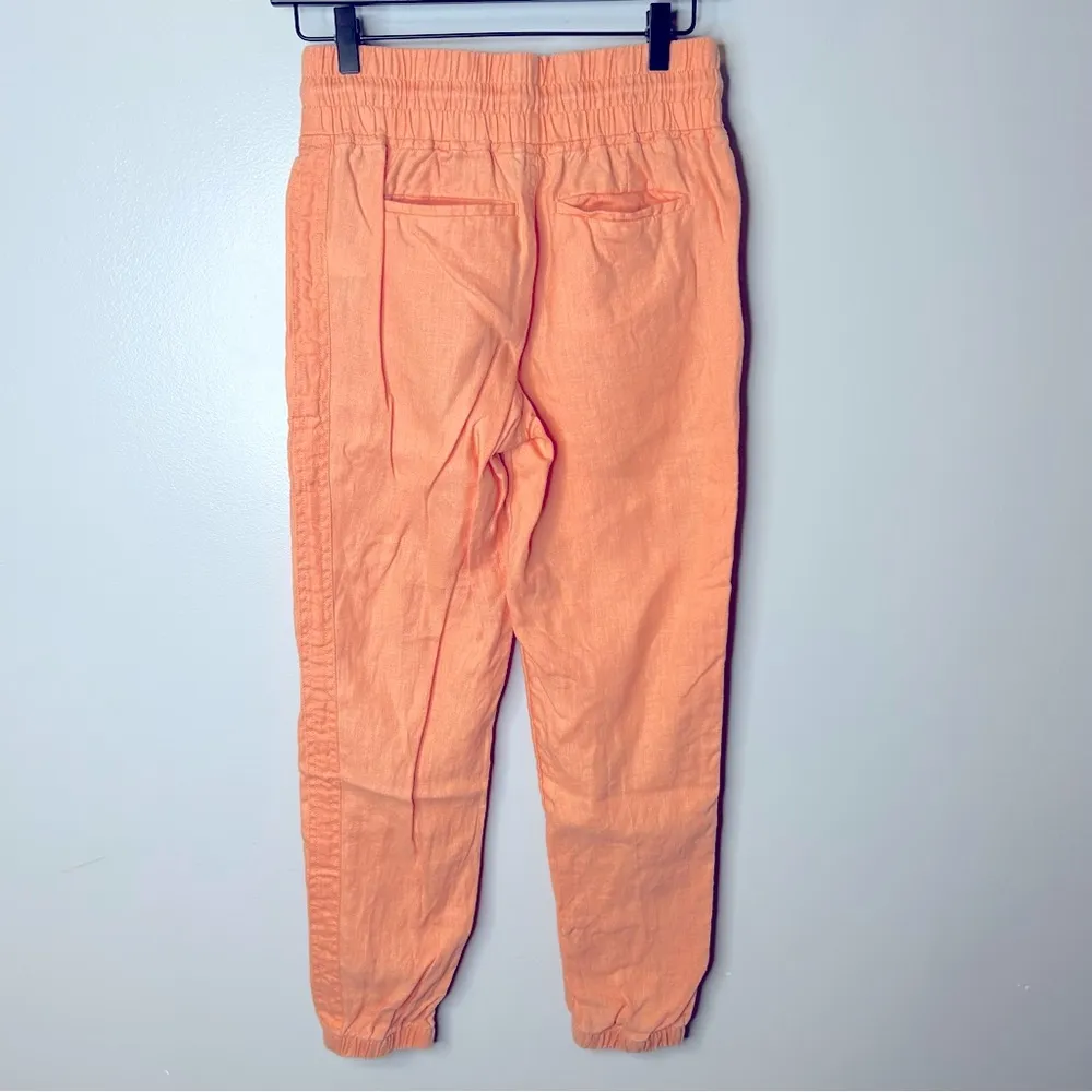Cactus Peach Cabo Linen Pull-on Jogger Pants Size 0 - Image 3