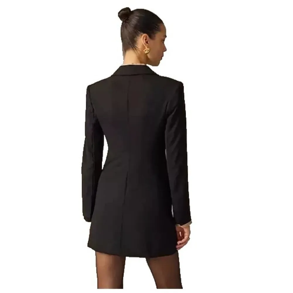 NWT J.Crew Collection Double-Breasted Blazer Dress in Italian Stretch Wool 6 - Image 3