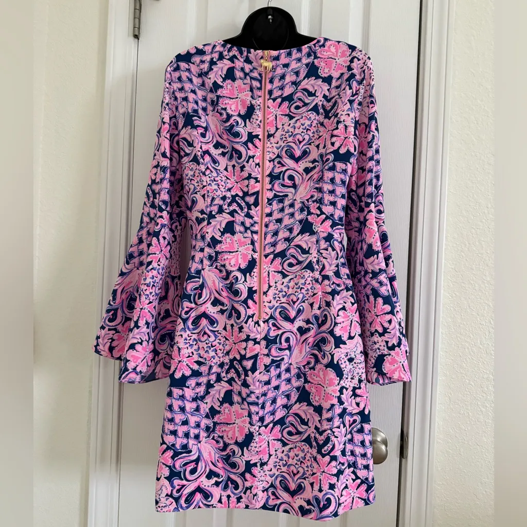 Lilly Pulitzer Kayla Dress love you bunches Size 4 Valentines Day Pink Preppy - Image 8