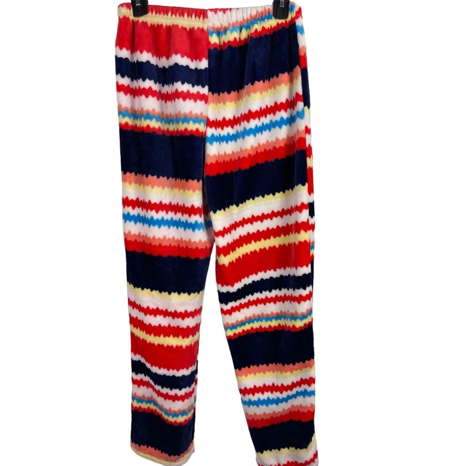 Rou Phang Extra Warm Soft Red Stripe Long Sleeve Top Bottom Pajama Lounge Set L Size L - Image 9