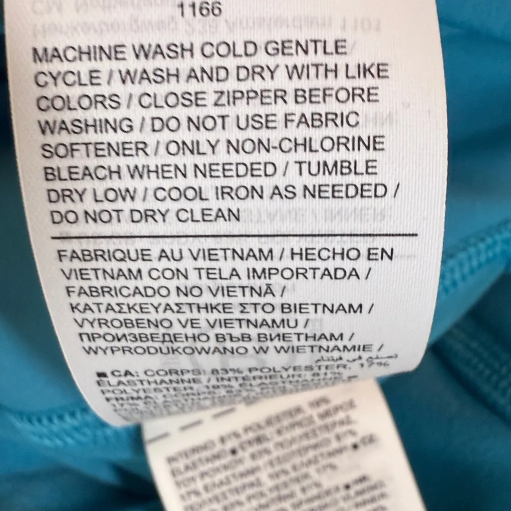 Athleta Ace Tennis Golf Activewear Skort Skirt 13.5" in Pacific Blue W2075 Sz L - Image 10