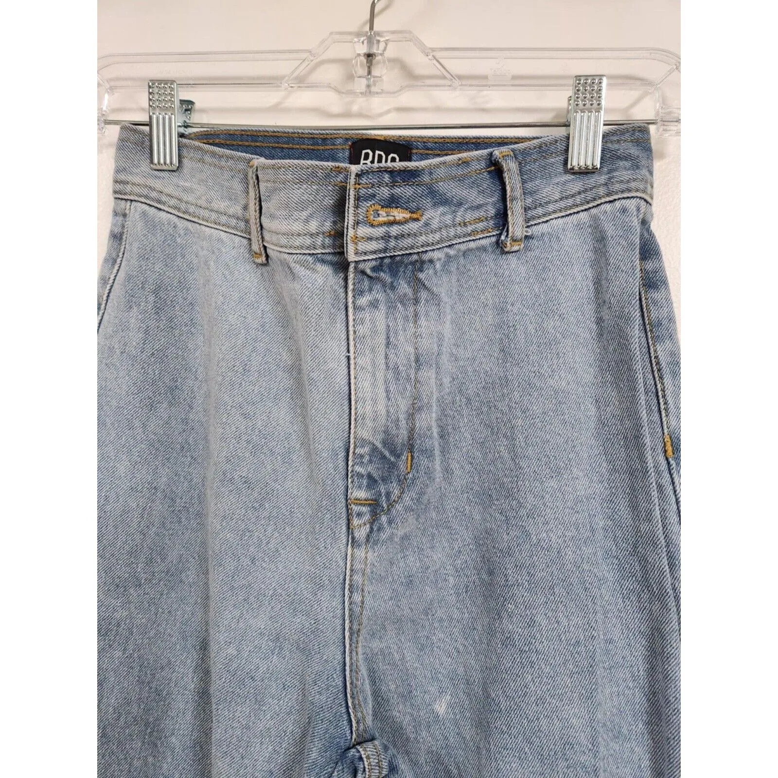 BDG Urban Outfitters Jeans Womens Wide Leg High Rise Distressed Denim Size 26 - Image 2