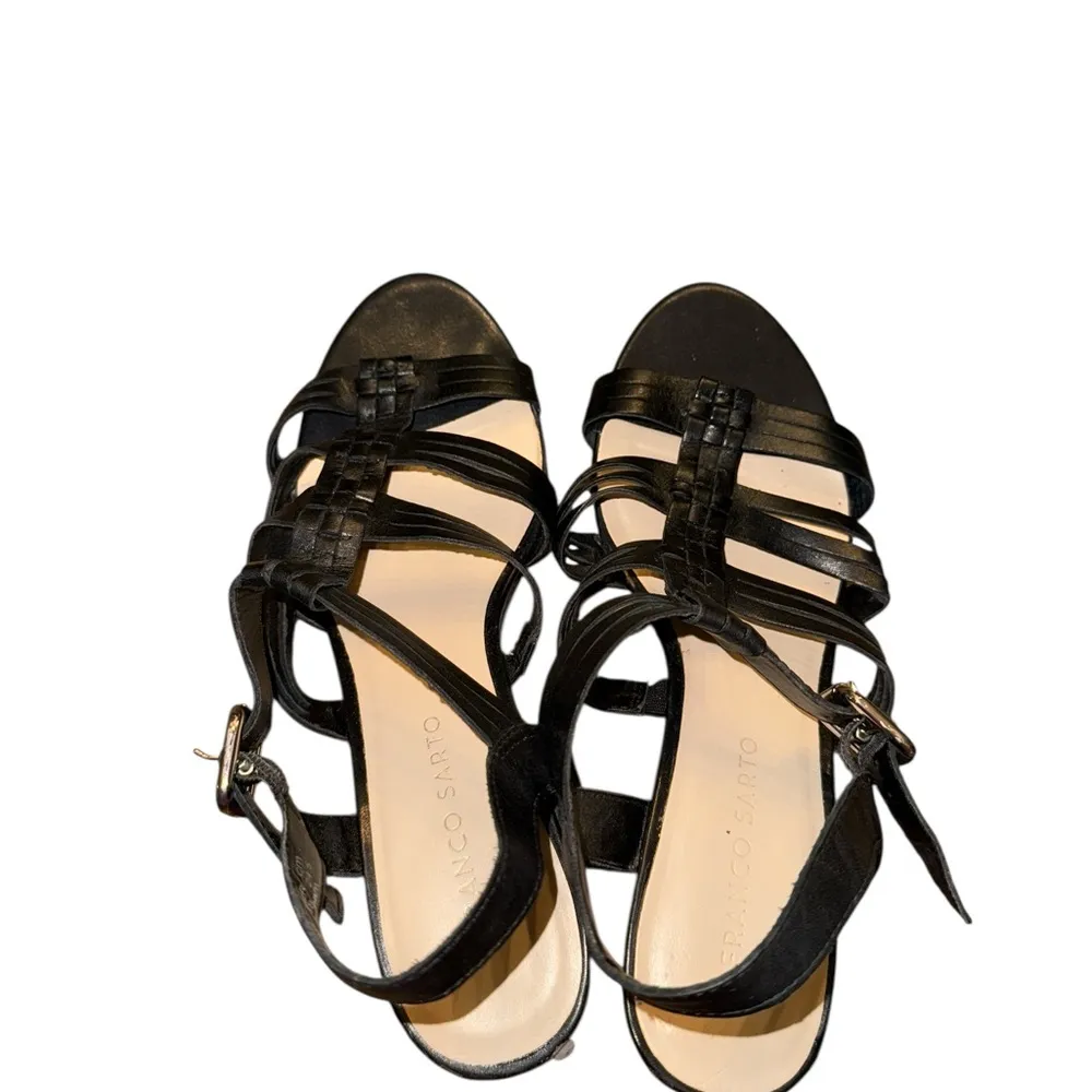 Franco Sarto  Strappy Wedge Sandals - Image 4