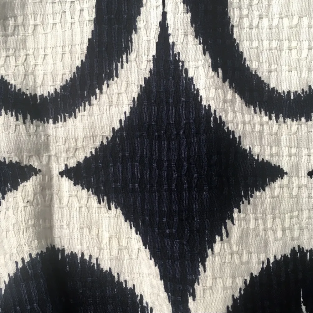 Summer Dress Classy Ikat Fit and Flare Dress - Image 4