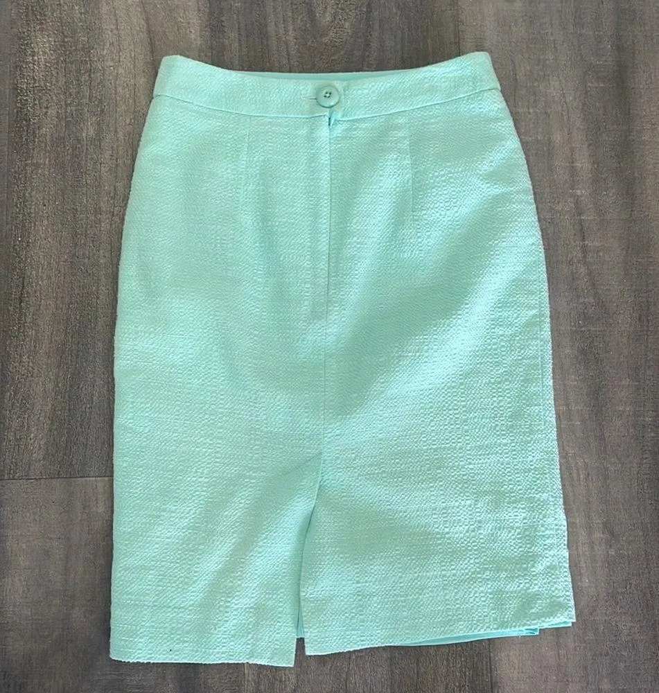 Nanette Lepore Seafoam Green Pencil Skirt - Image 2