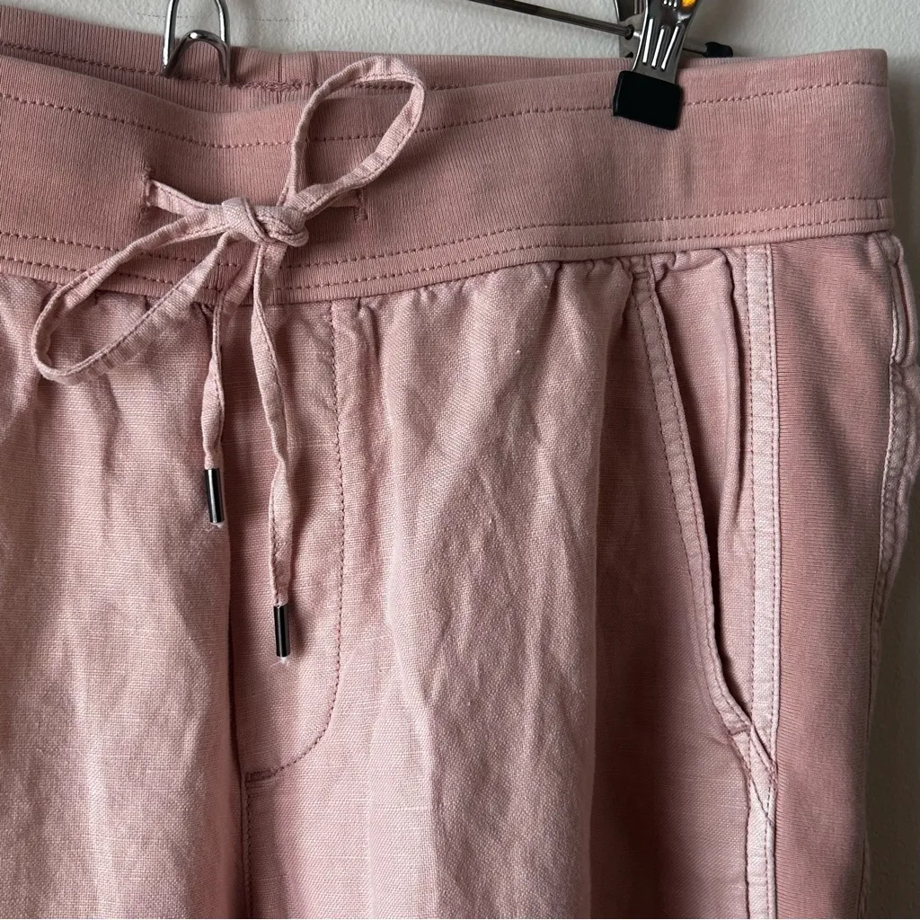 Gap Women’s Linen Jogger in Pink Fairy - Image 3
