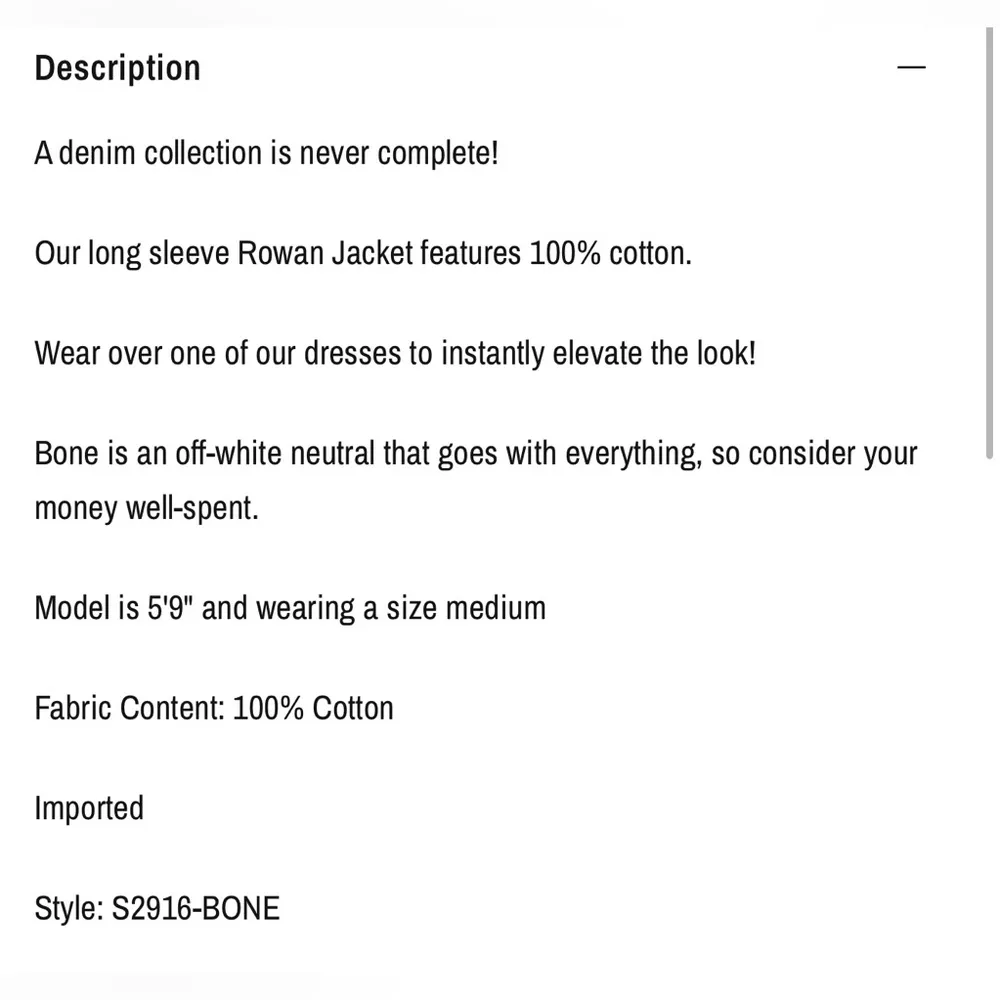 Saltwater Luxe women’s size XS long sleeve button up Rowan jacket bone color NWT - Image 14