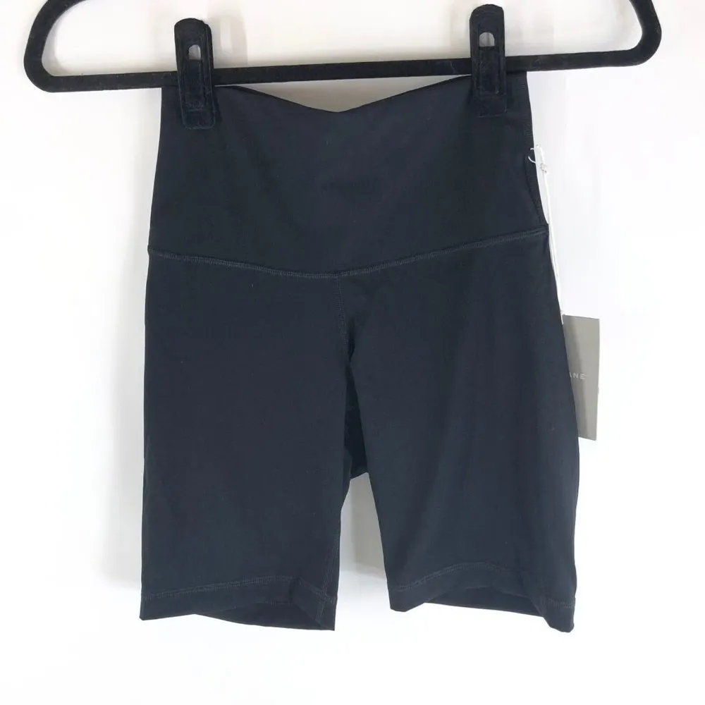 Everlane Womens The Perform Bike Short High Waist Sweat-Wicking Black XS - Image 3