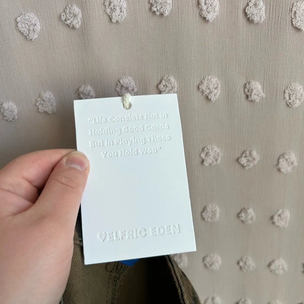 NWT Aelfric Eden Leopard Print Wide Leg High Waisted Cotton Jeans Sz 28 - Image 4