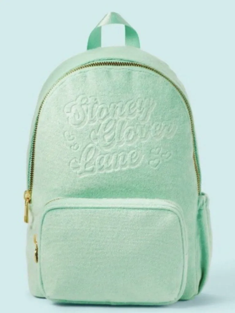 STONEY CLOVER LANE Pistachio Green Logo Backpack NEW NWT - Image 1