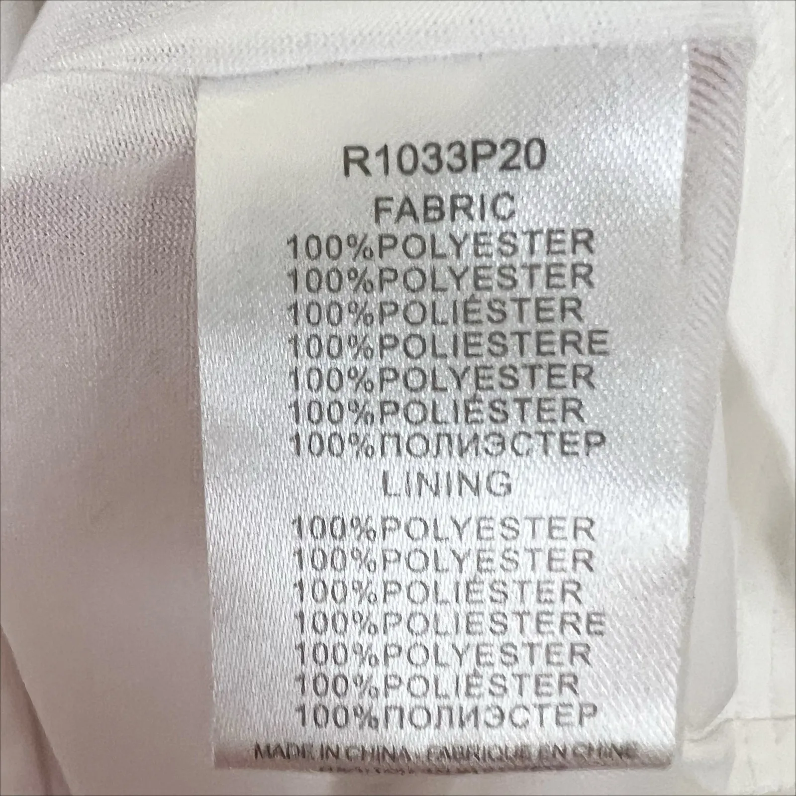 Molly Bracken White Floral Short Sleeve Scoop Neck Mini Dress Size Medium - Image 7