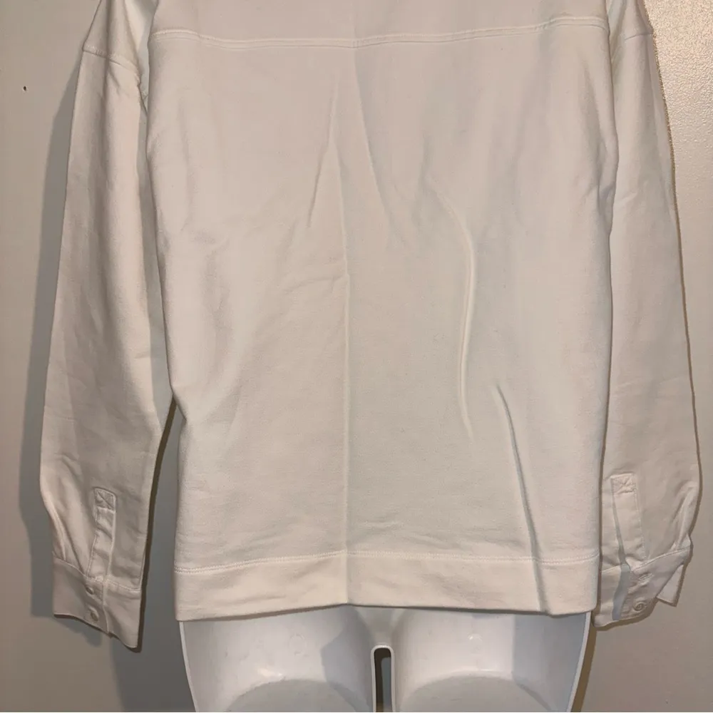 Women’s Quarter Button Collared Blouse White 🆕 Size Small - Image 13