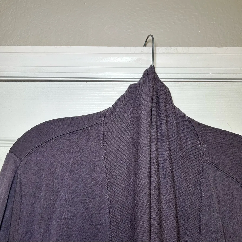 Athleta Deep Purple Open Cardigan women’s xl cozy lounge everyday career office - Image 4