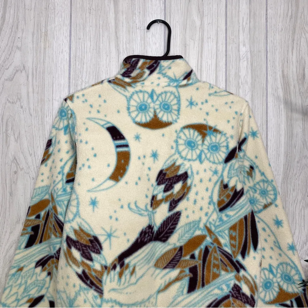 Patagonia Synchilla Snap-T Fleece Sweater Harvest Moon Owl size XS Extra Small - Image 5