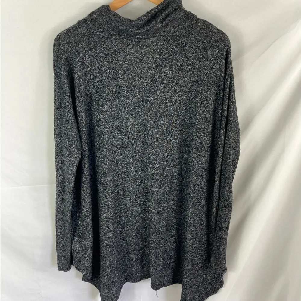 Express Cowl Neck Asymmetrical Hem Pullover Size M/L - Image 5