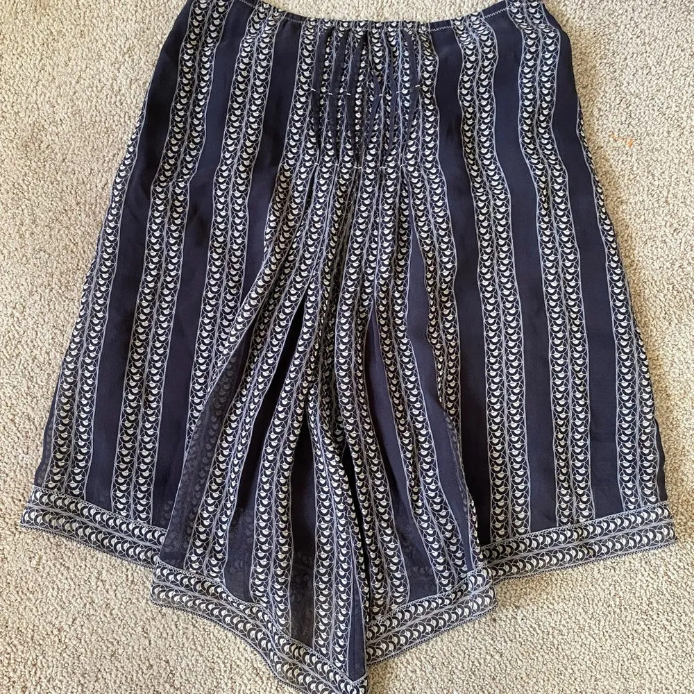 Max Studio  100% silk asymmetrical hem mini skirt - Image 2