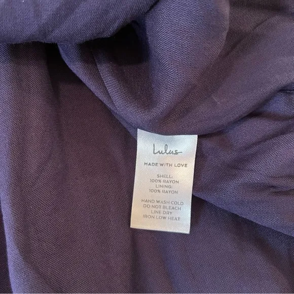 NWT Lulus Pollen in Love Navy Blue Floral‎ Puff Sleeve Mini Skater Dress SMALL - Image 12