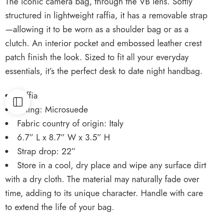 Veronica Beard Raffia Click Crossbody NWT - Image 6