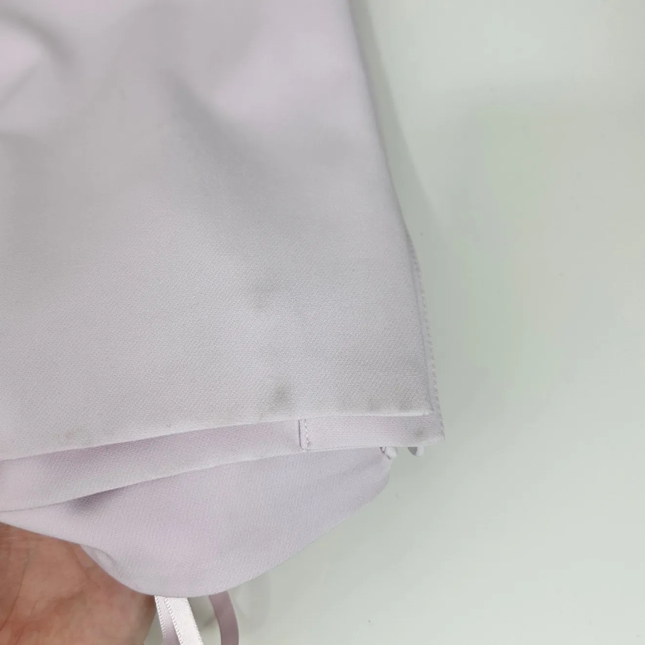 Gianni Bini Caelynn Bell Tori Dress Midi Crepe Side Cutout Light Ballet US 8 NWT - Image 13