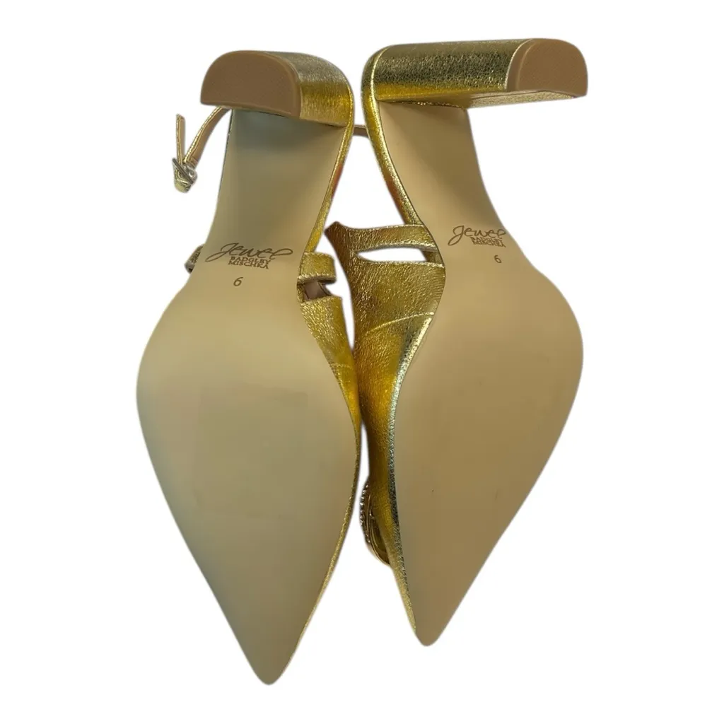 NEW! Badgley Mischka Heels Metallic Gold Heels size 6 - Image 6
