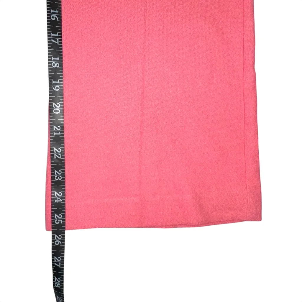 Trina Turk Pink Knit Wide-Leg Cropped Pants 12 - Image 7