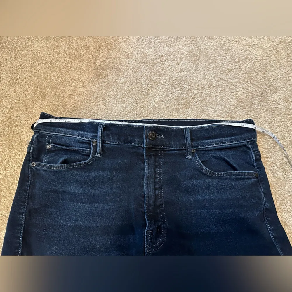 MOTHER The Stunner Zip Two Step Fray Last Call Wash Women's Size 30 Blue - Image 10