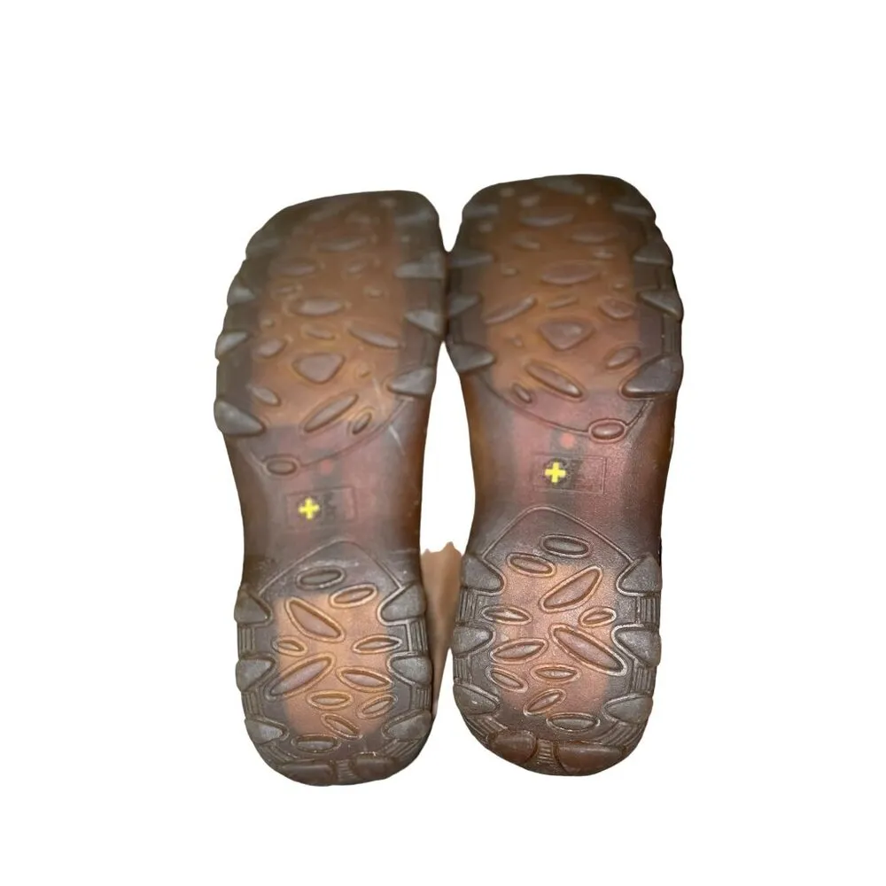 Dr Martens Mules Womens 9 Used Tan Leather 8B24 Slip On 90s Y2K Unique - Image 15