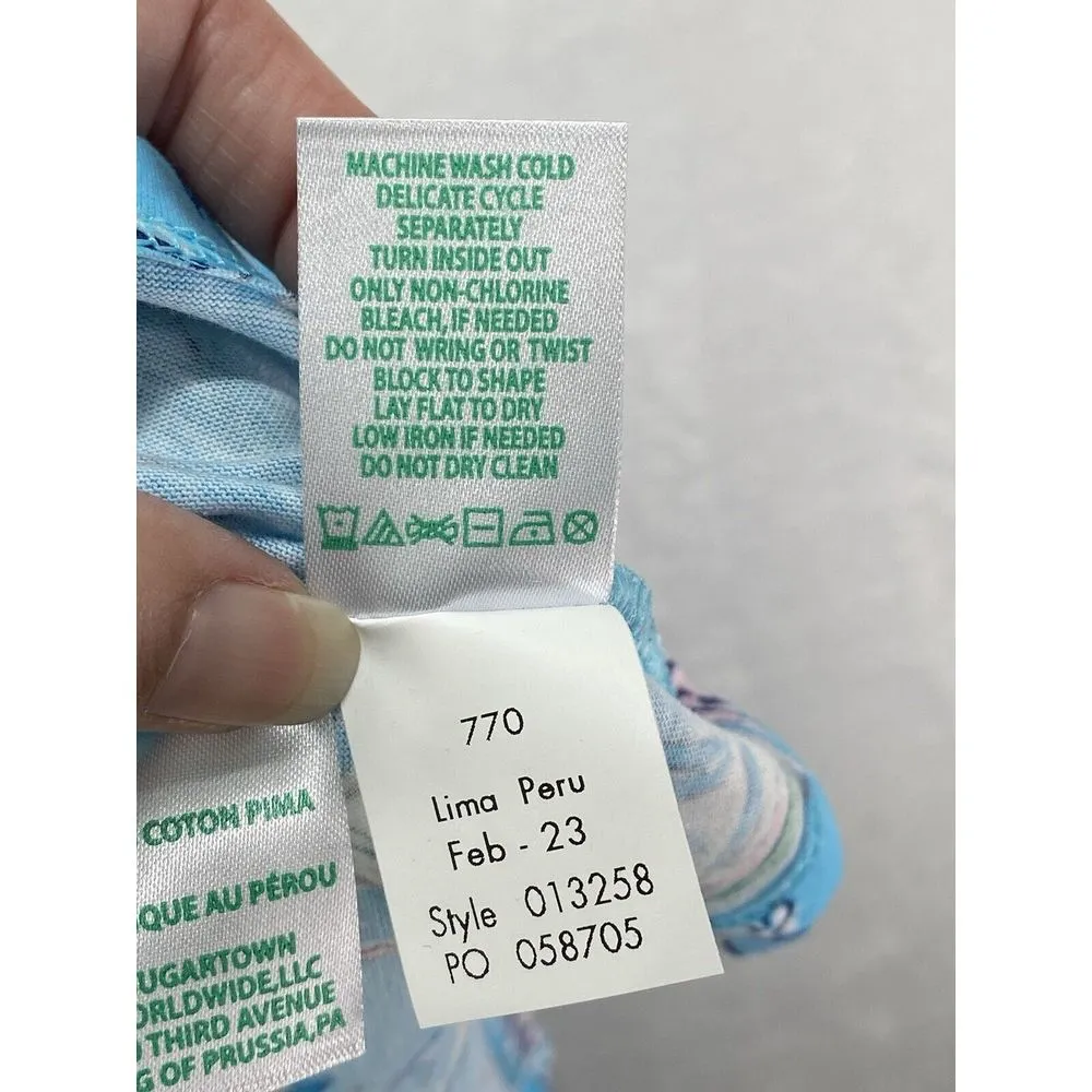 Lilly‎ Pulitzer Size XL Newberri Lilly's Roundtrip Tank Amalfi Blue Dress - Image 7