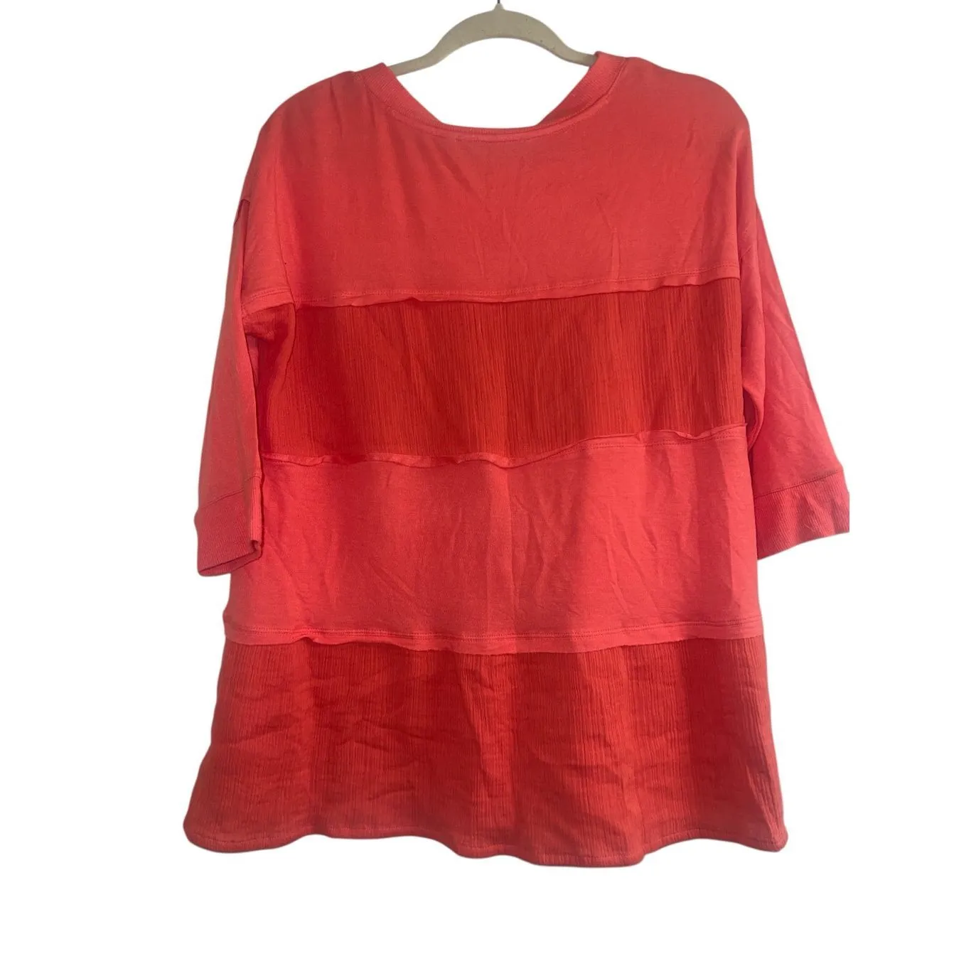 ✨Soft Surroundings Lulu Women’s Coral Sz Medium Top✨ - Image 5