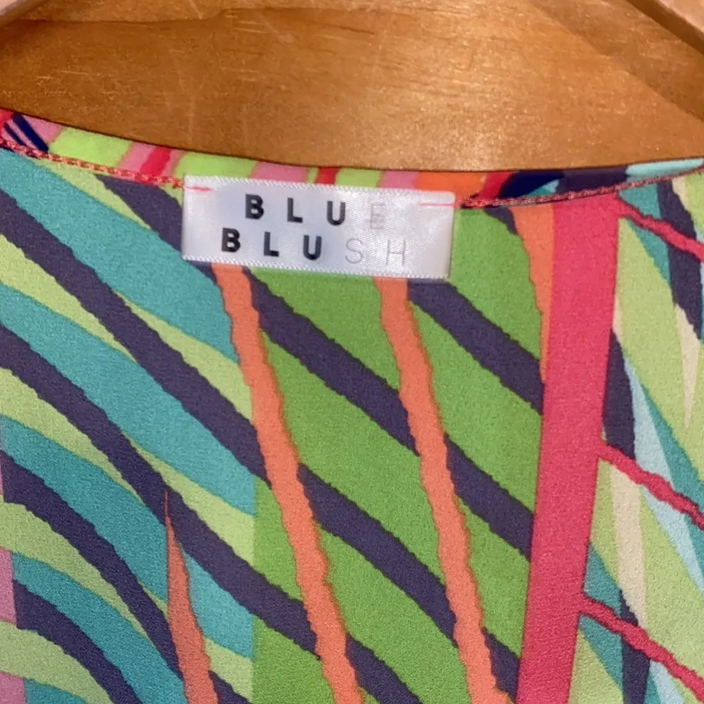 Blue Blush tropical bright romper - Image 4