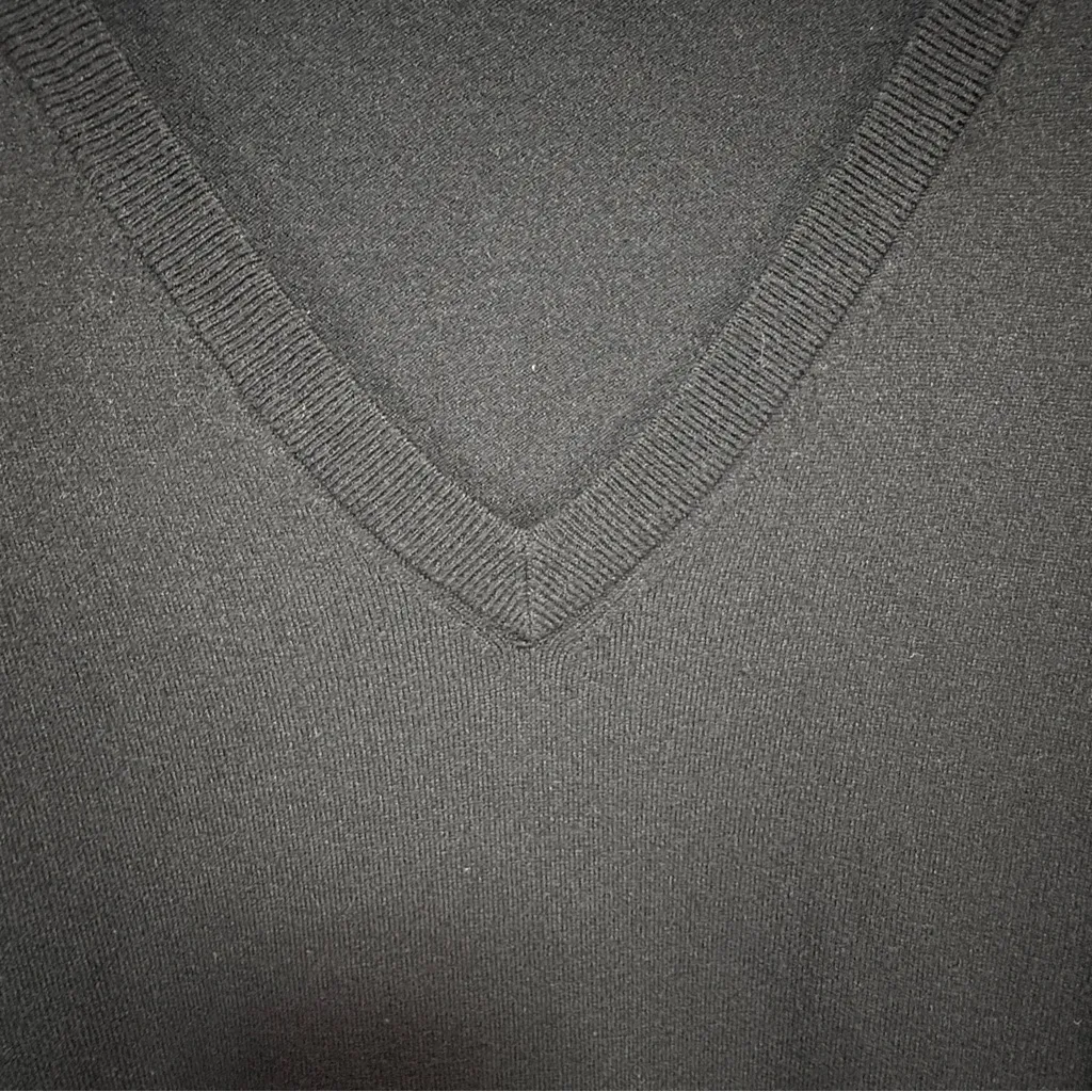 EUC Torrid Everyday Soft Short Sleeve Pullover V-Neck Sweater 4x Deep Black - Image 6