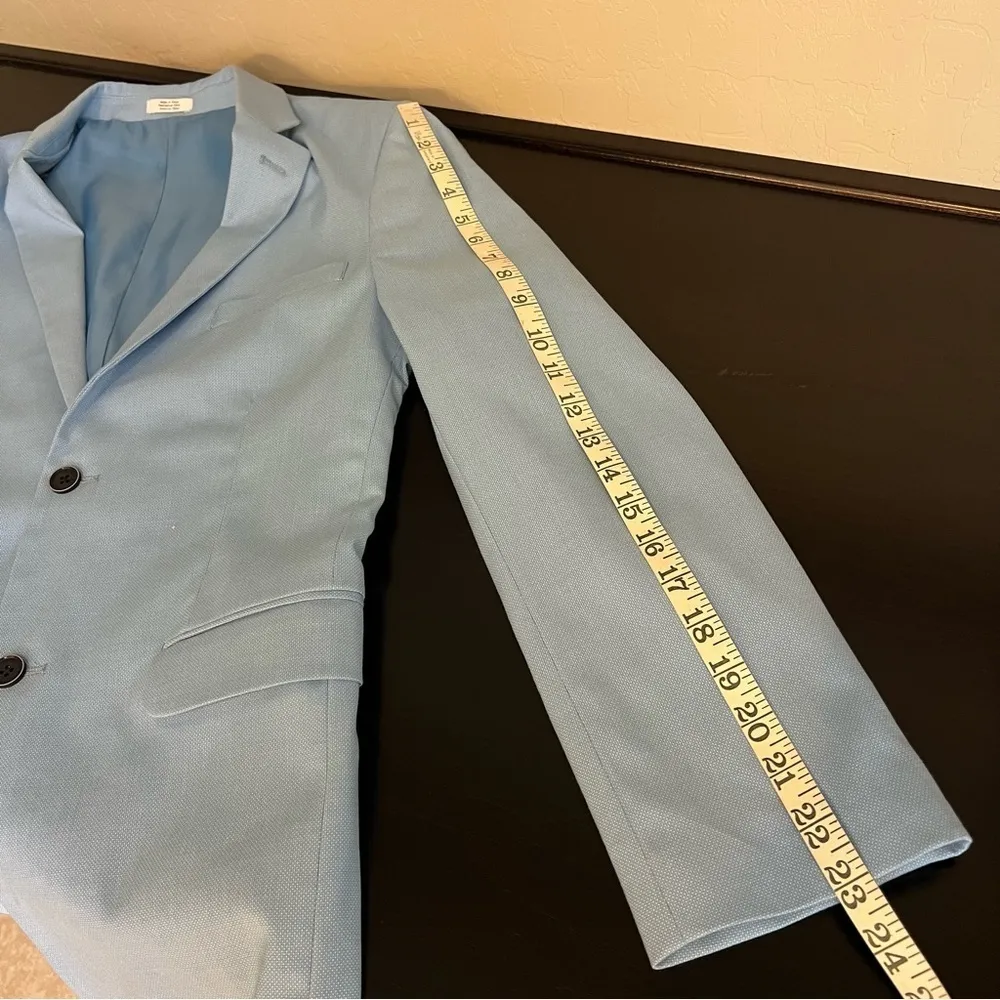 Calvin Klein preppy women’s blazer jacket, light blue, classic,sz 18 Regular - Image 9