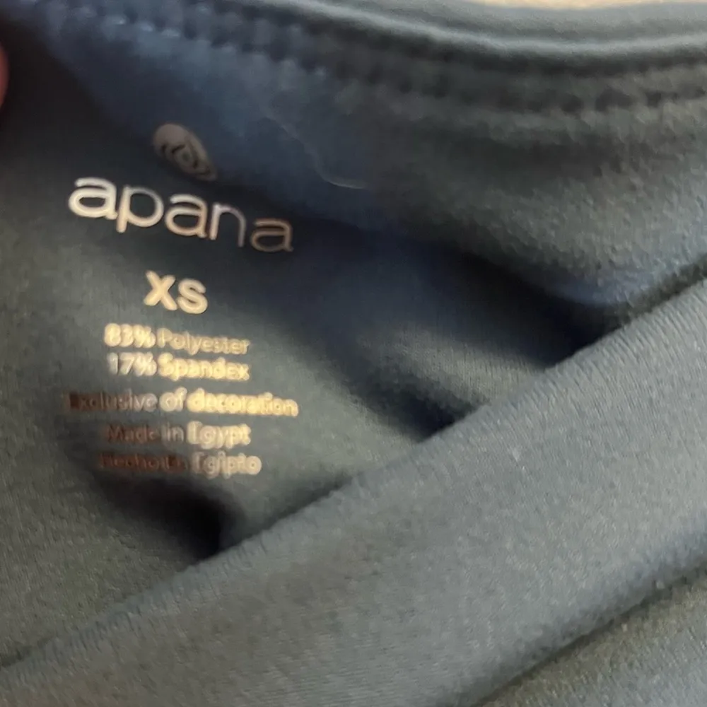 Apana Workout Leggings in Dark Teal Green w/ Pockets Sz XS GUC - Image 2