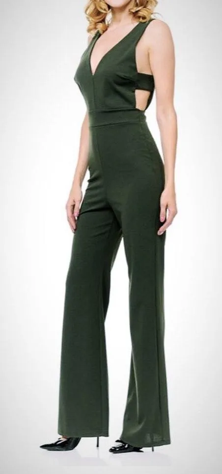 Olive Green Jumpsuit Size M - Image 3