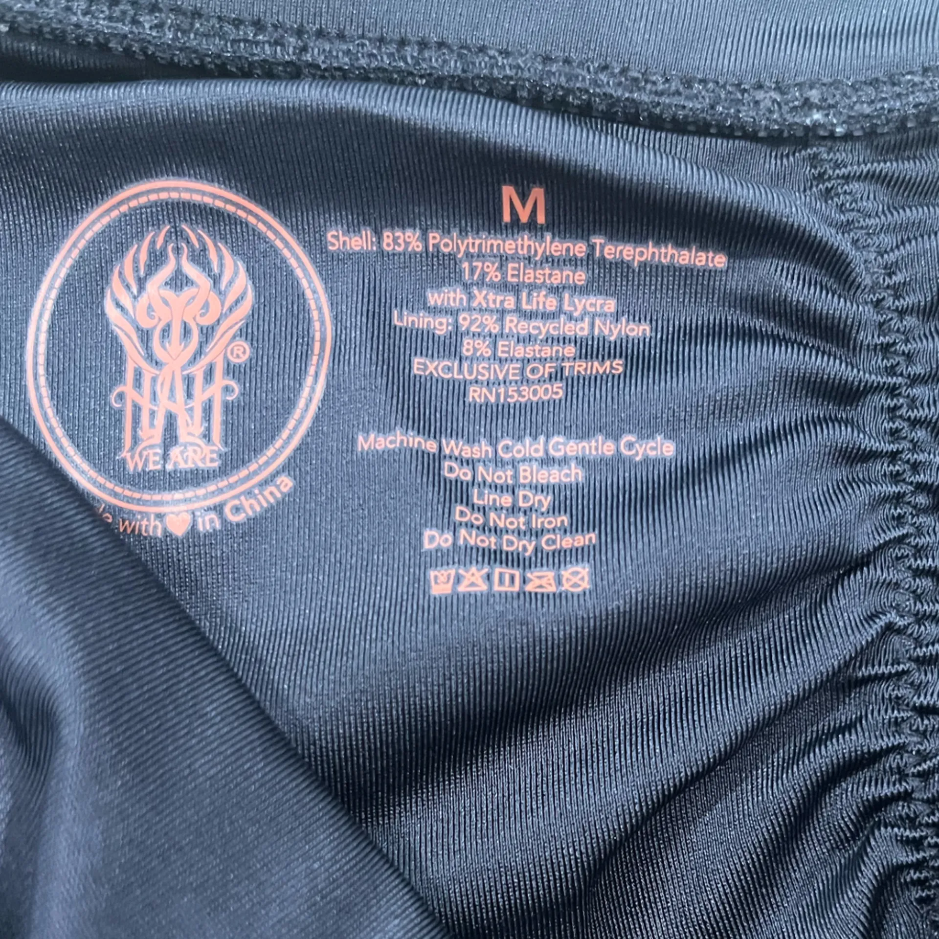 NWT WE ARE HAH X Free People pull through bathing suit Black Size M - Image 10