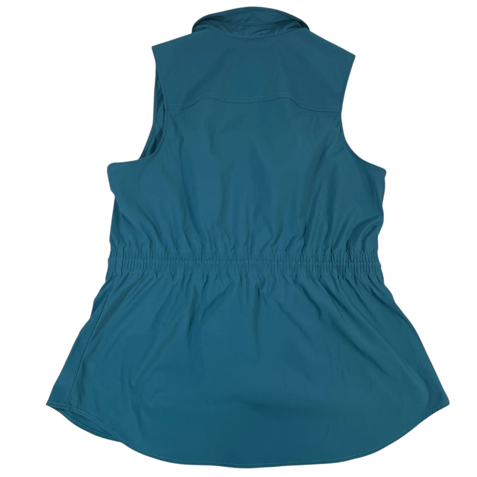 NWT $119 Athleta Size L Borealis Green Levitate Poplin Tank Top Shirt Golf - Image 3