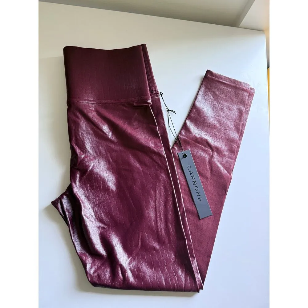 $128 New Carbon38 Takara Crocodile 7/8 Leggings - Image 3