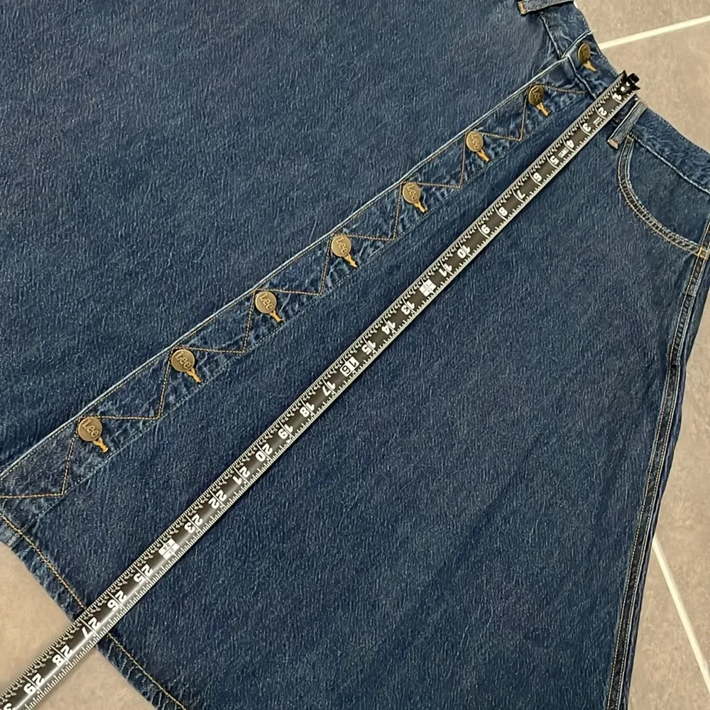 Lee Chambray Full A-Line Jean Skirt size 30 - Image 7