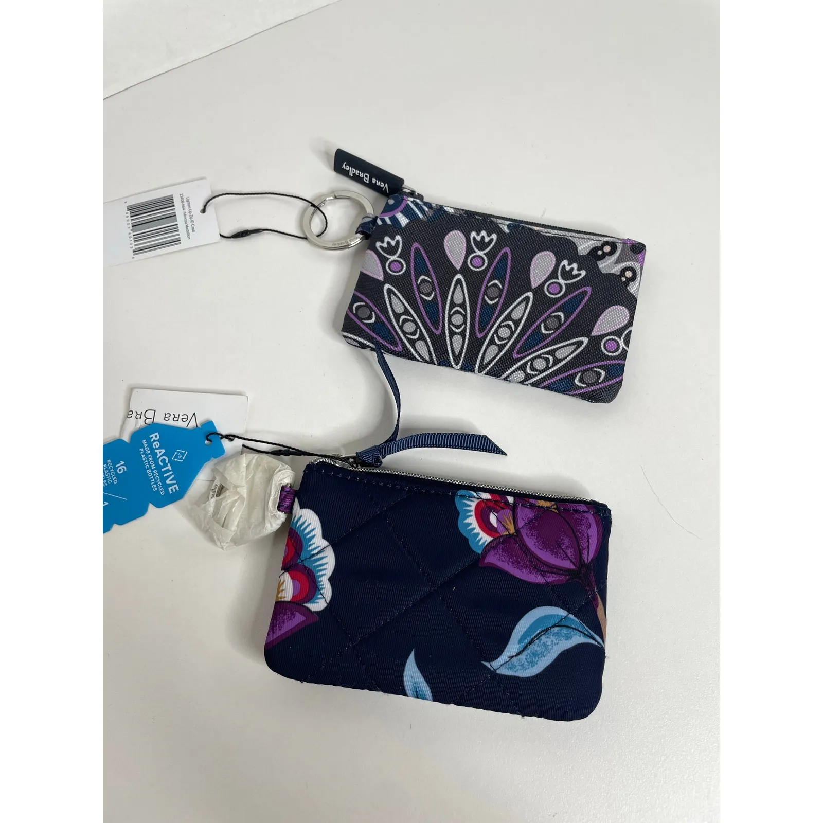 NEW Vera Bradley Id Pouches Blue Purple - Image 3