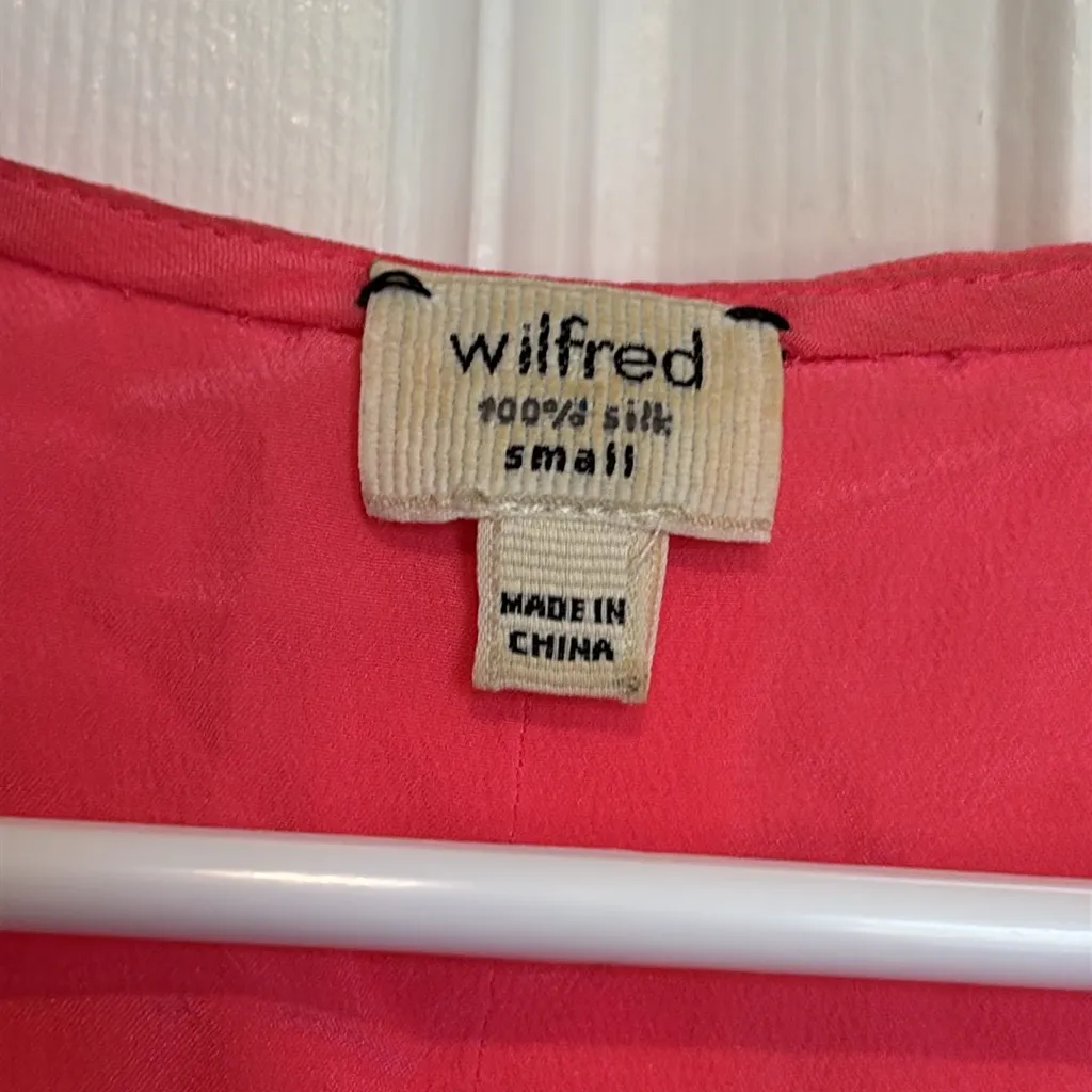 Wilfred Dance Hall Silk Aritzia Peplum Blouse business casual fairy - Image 6