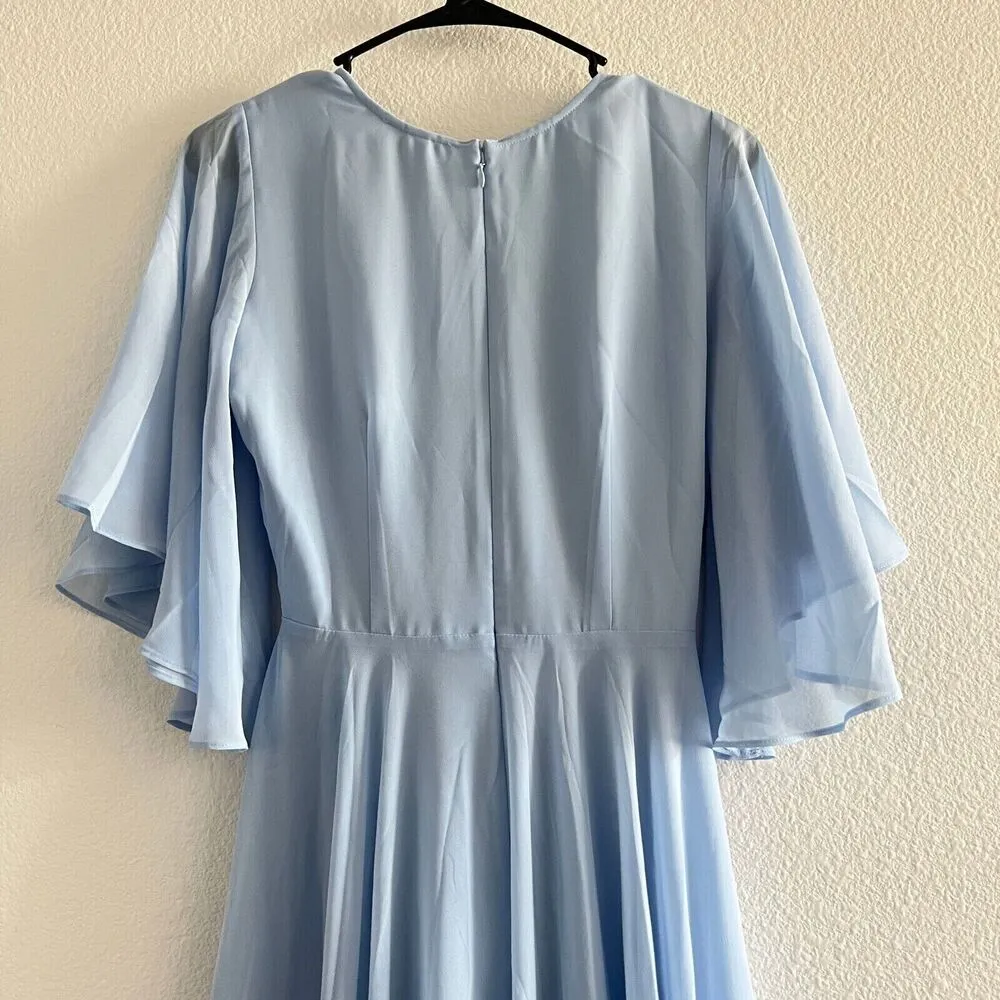 Yumi Kim Maxi Dress Size XXS Always And Forever Oasis Light Blue Holiday Event - Image 4