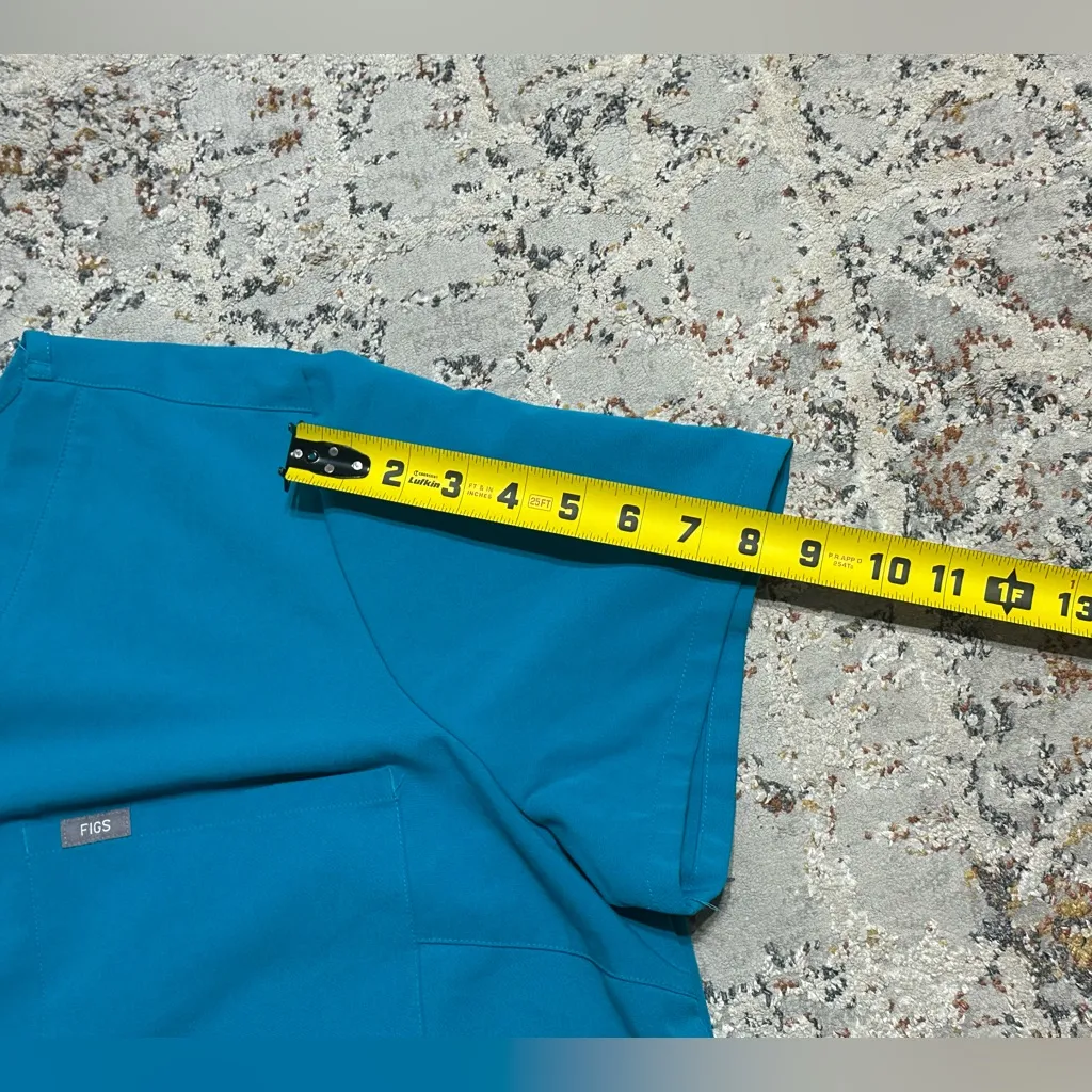 FIGS Catarina scrub top size 3X blue - Image 7